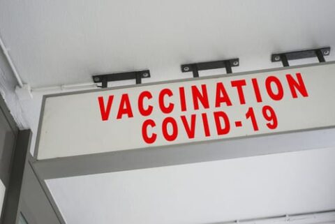 Covid-19 Vaccination sign