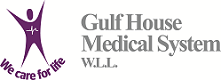 Gulf House Medical System. logo